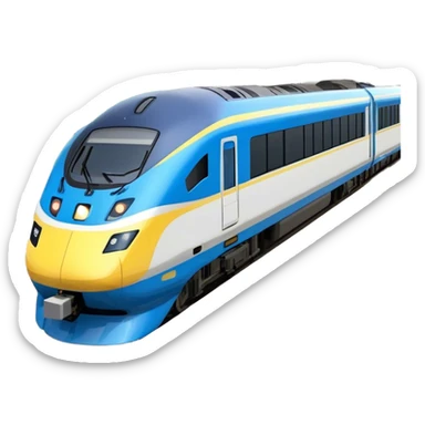 Passenger Train - New Intercity Fleet (Mariyung) (Model Year: 2023) (Iconic Colour: Blue and yellow) sticker