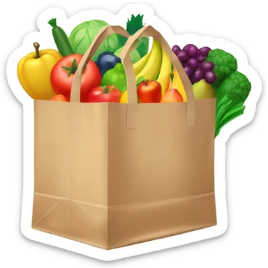 shopping bag sticker