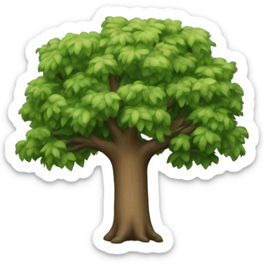 The tree bends when it is old sticker