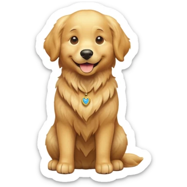 cinematic dog realistic full body emoji avatar sticker