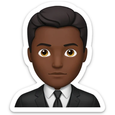 bruce wayne black suit sticker