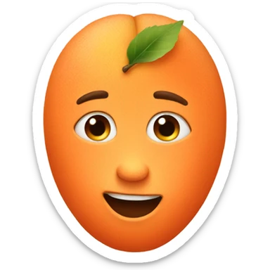 a apricot sticker
