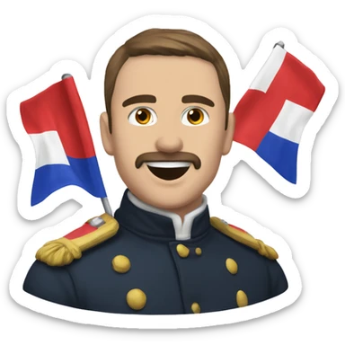 I need a falg like this 🇫🇷 but with the flag of Savie sticker