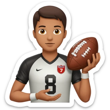 football holder sticker