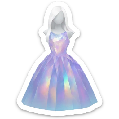 opal Crystal dress 👗  sticker