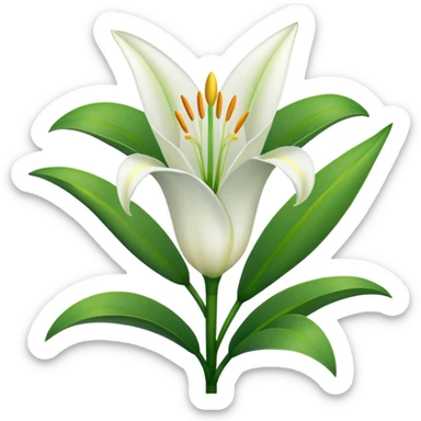 lilies sticker