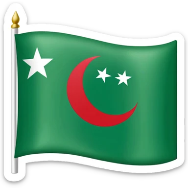 Kashmiri flag  sticker