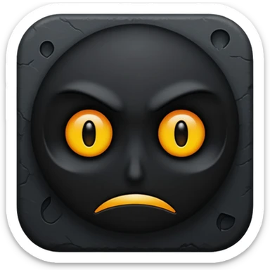 un simbolo de sombra sticker