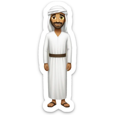 arab full-length sticker