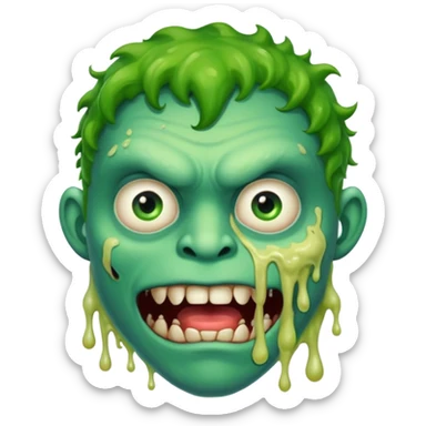 Cereal milk man sexy monster vomit  sticker