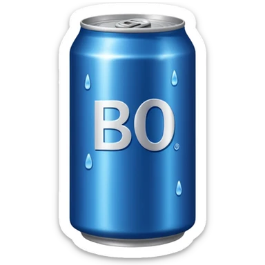 B Soda sticker