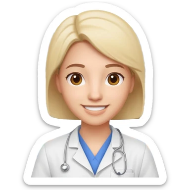 pharmacist portrait, head and shoulders only, wearing a pharmacy apron, casual outfit, friendly smile, retail pharmacy vibe, 3D cartoon, mobile game icon style, clean background, no text, no watermark sticker