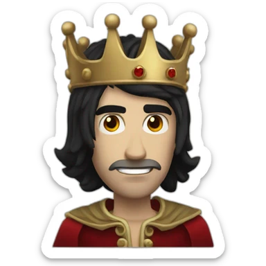 King vamp sticker