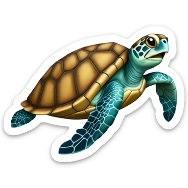 Sea turtle sticker