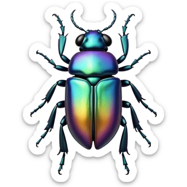 Beetle sticker