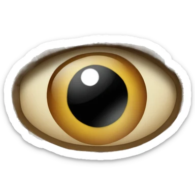 tree wih eyes on the trunk sticker