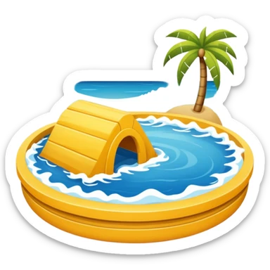 arena de la playa sin recuadros  sticker