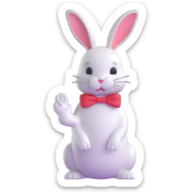 White Rabbit from Alice in Wonderland sticker