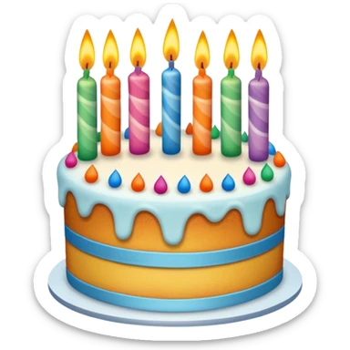 Birthday cakes  sticker