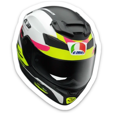 Casque moto gp sticker