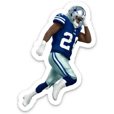 Dallas cowboy face planting sticker