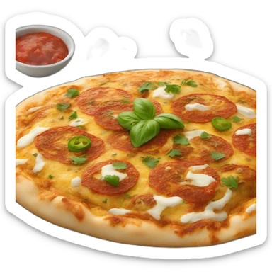 Lahmacun mit Käse sticker
