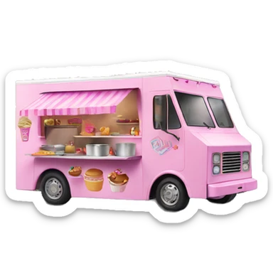 Barbie’s house dream food truck  sticker