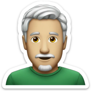 man of emerald sticker