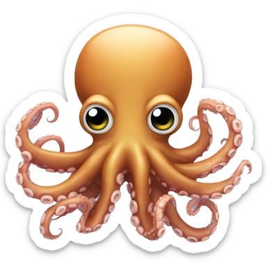 octopus saying wtf sticker