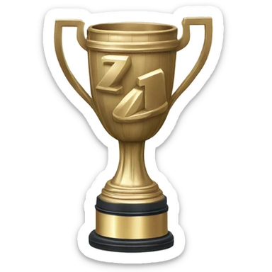 T20 World Cup winning trophy emoji sticker