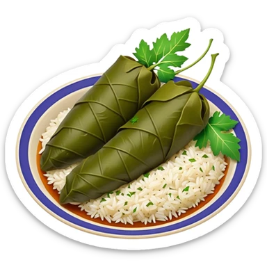 one piece of armenian dolma sticker