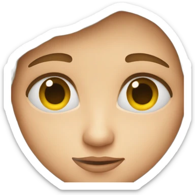 knowing glance sticker