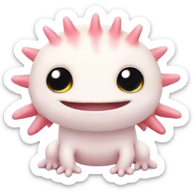 Axolotl sticker
