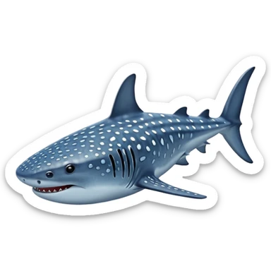Whale shark sticker