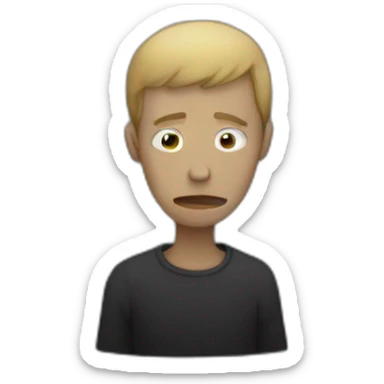 lonely dark soul sticker