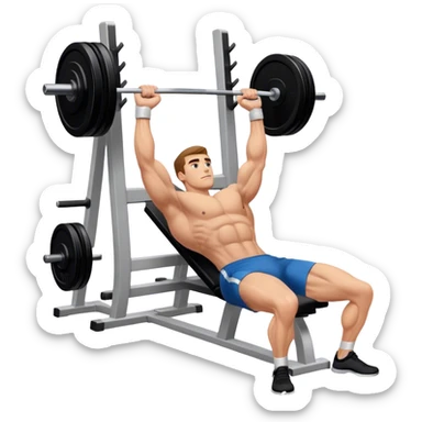 close-grip flat-benchpress sticker
