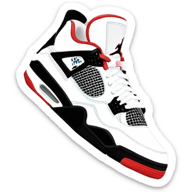 Nike Jordan 4s sticker
