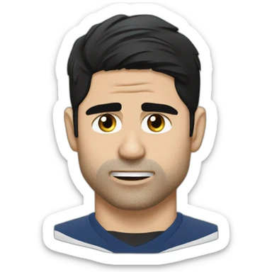 Mikel arteta crying sticker