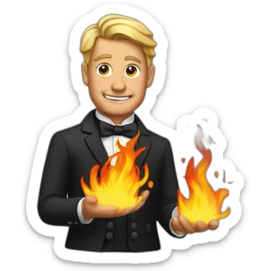 Jenkins butler on fire sticker