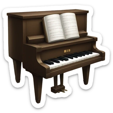 Piano sticker