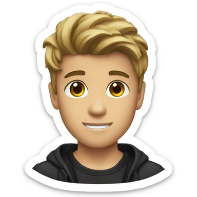 Justin bieber en short sticker