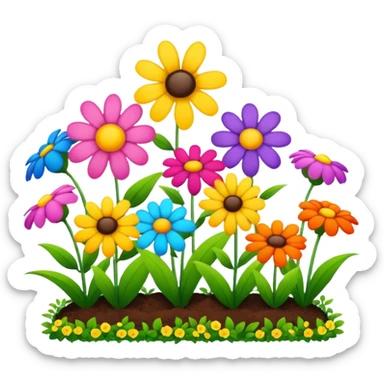 friendly garden sticker