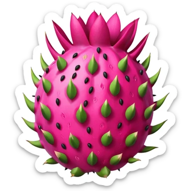 dragonfruit fruit sticker