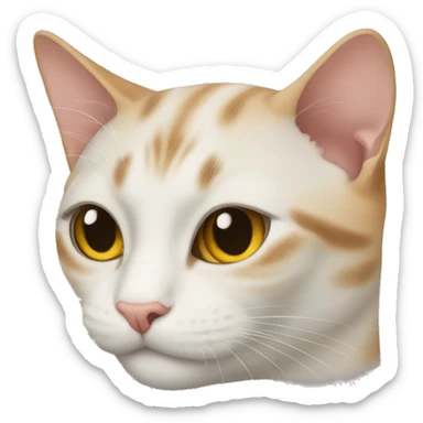 Cat Burma sleep sticker