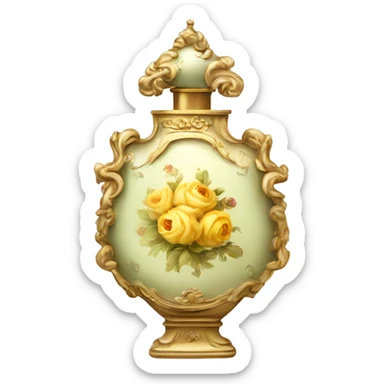 Rococo perfume sticker