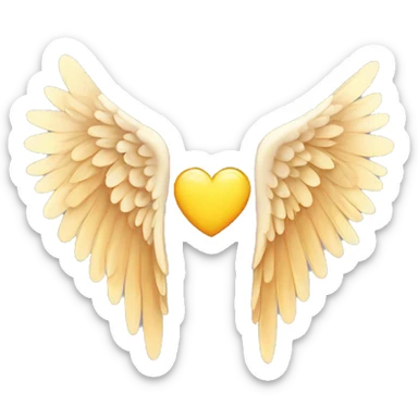 Angel wing sticker