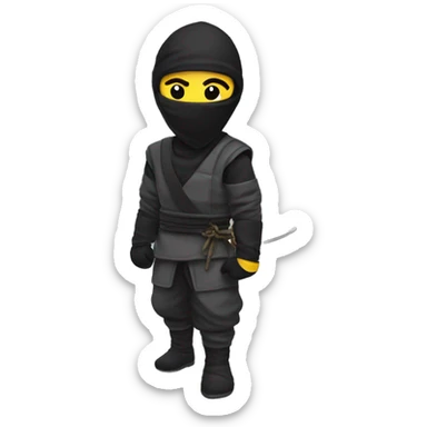 ninja drill uk sticker