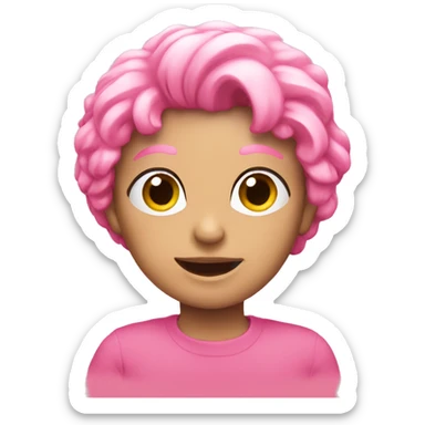 pink things  sticker