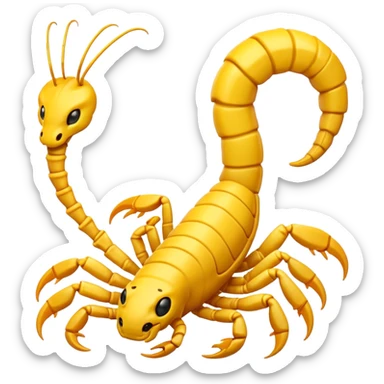 smiling scorpion emoji sticker