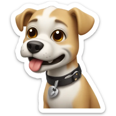 Perro tomando un mate  sticker